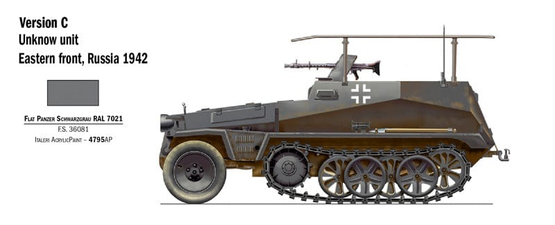 302 - Italeri - 7034 - Sd.Kfz. 250/3 - paint schemes