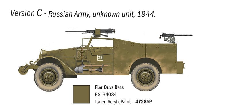302 - Italeri - 7063 - M3A1 - paint schemes