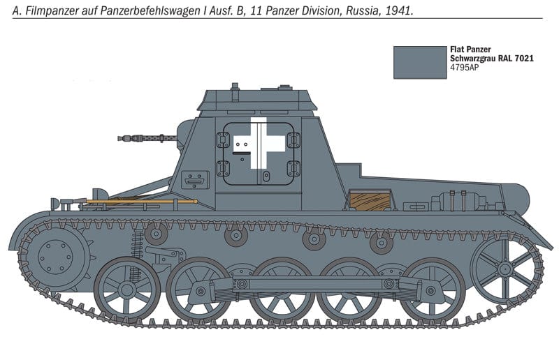 300 - Italeri - 7072 - Sd.Kfz. 265 kleiner Panzerbefehlswagen - paint schemes