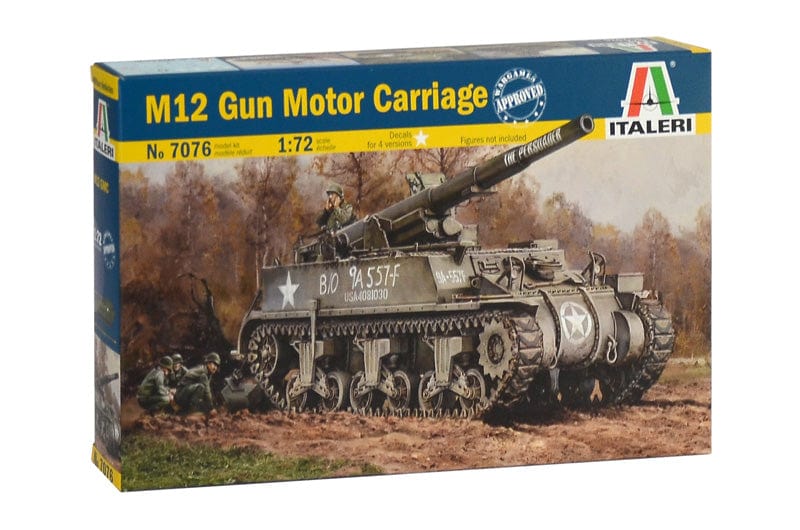 010 - Italeri - 7076 - 155mm GMC M12 - primary image