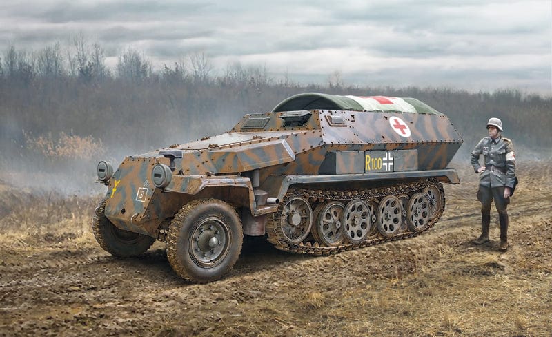 150 - Italeri - 7077 - Sd.Kfz. 251/8 Ambulance - box art