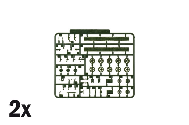 202 - Italeri - 7081 - T-55A - sprue