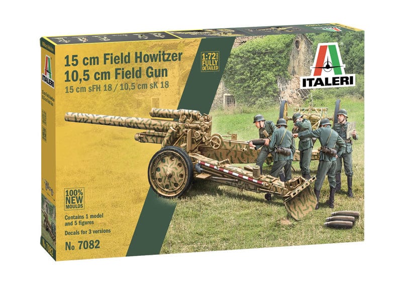 010 - Italeri - 7082 - 15cm sFH 18 / 10.5cm sK 18 - primary image