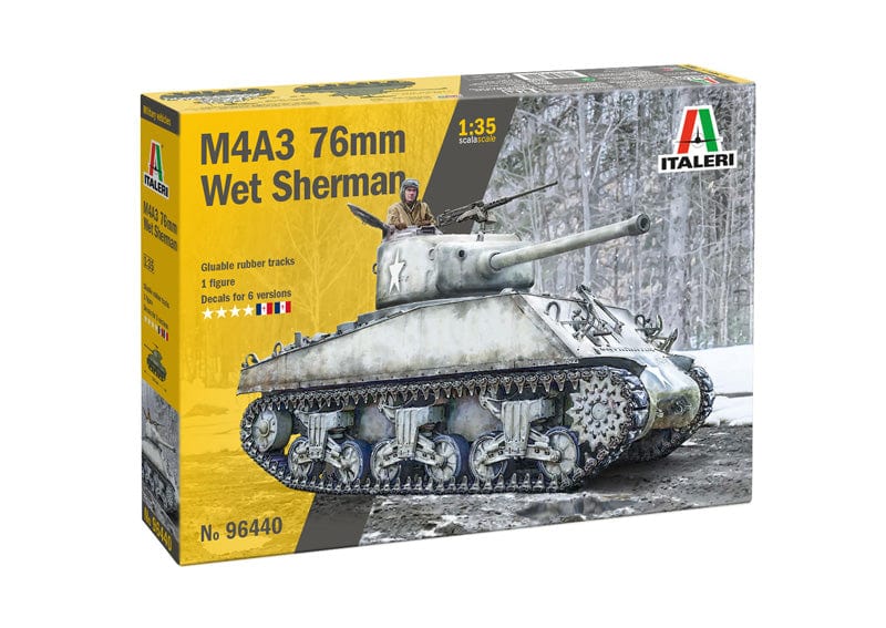 010 - Italeri - 96440 - M4A3(76)W Sherman - primary image