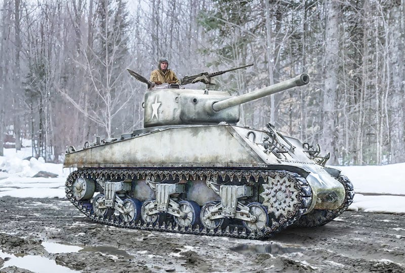 150 - Italeri - 96440 - M4A3(76)W Sherman - box art