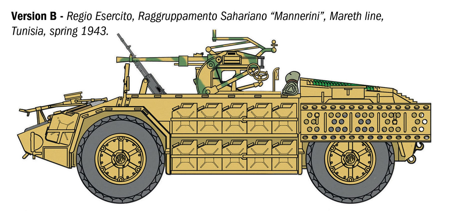 301 - Italeri - 97044 - SPA-Viberti AS.42 Sahariana - paint schemes