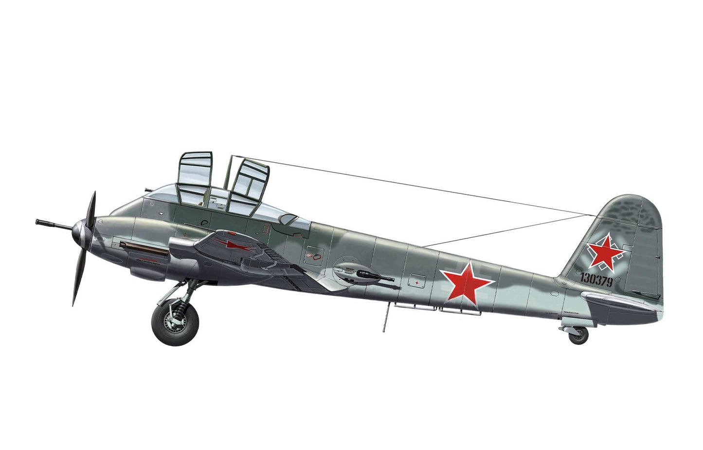 301 - Meng Model - LS-001 - Messerschmitt Me 410 B-2/U4 Hornisse - paint schemes