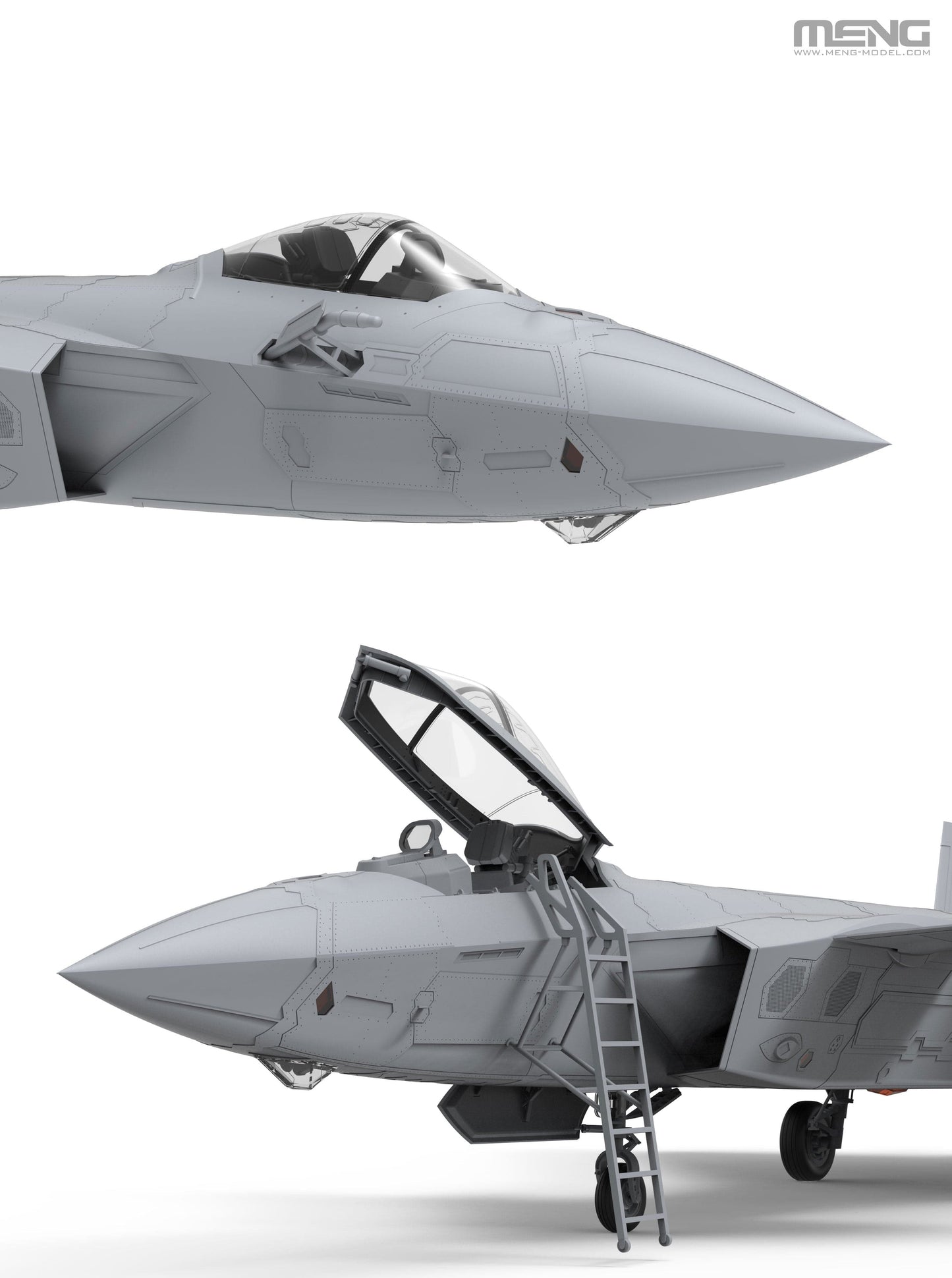 518 - Meng Model - LS-002 - Chengdu J-20 Mighty Dragon - digital model