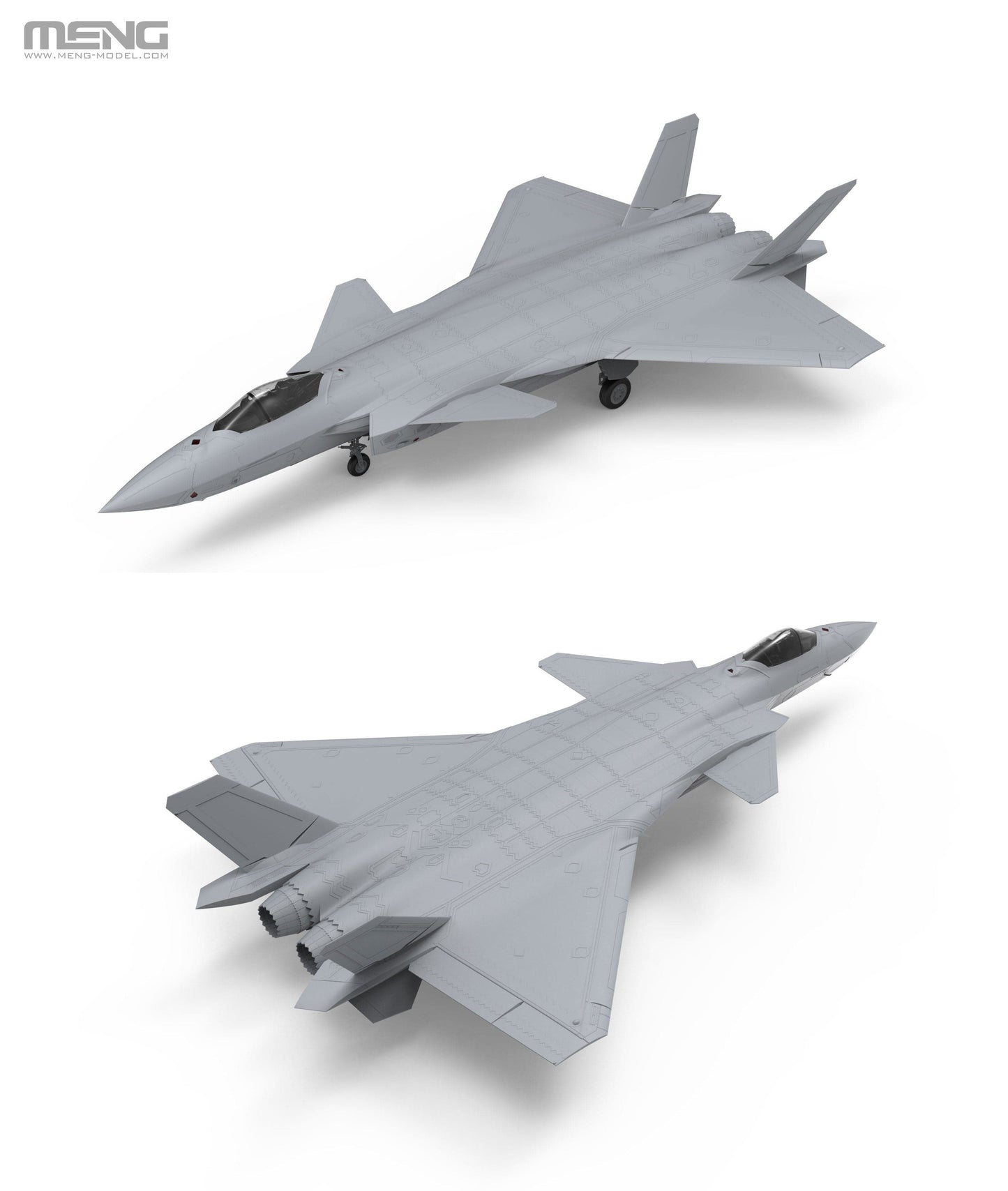 500 - Meng Model - LS-002 - Chengdu J-20 Mighty Dragon - digital model