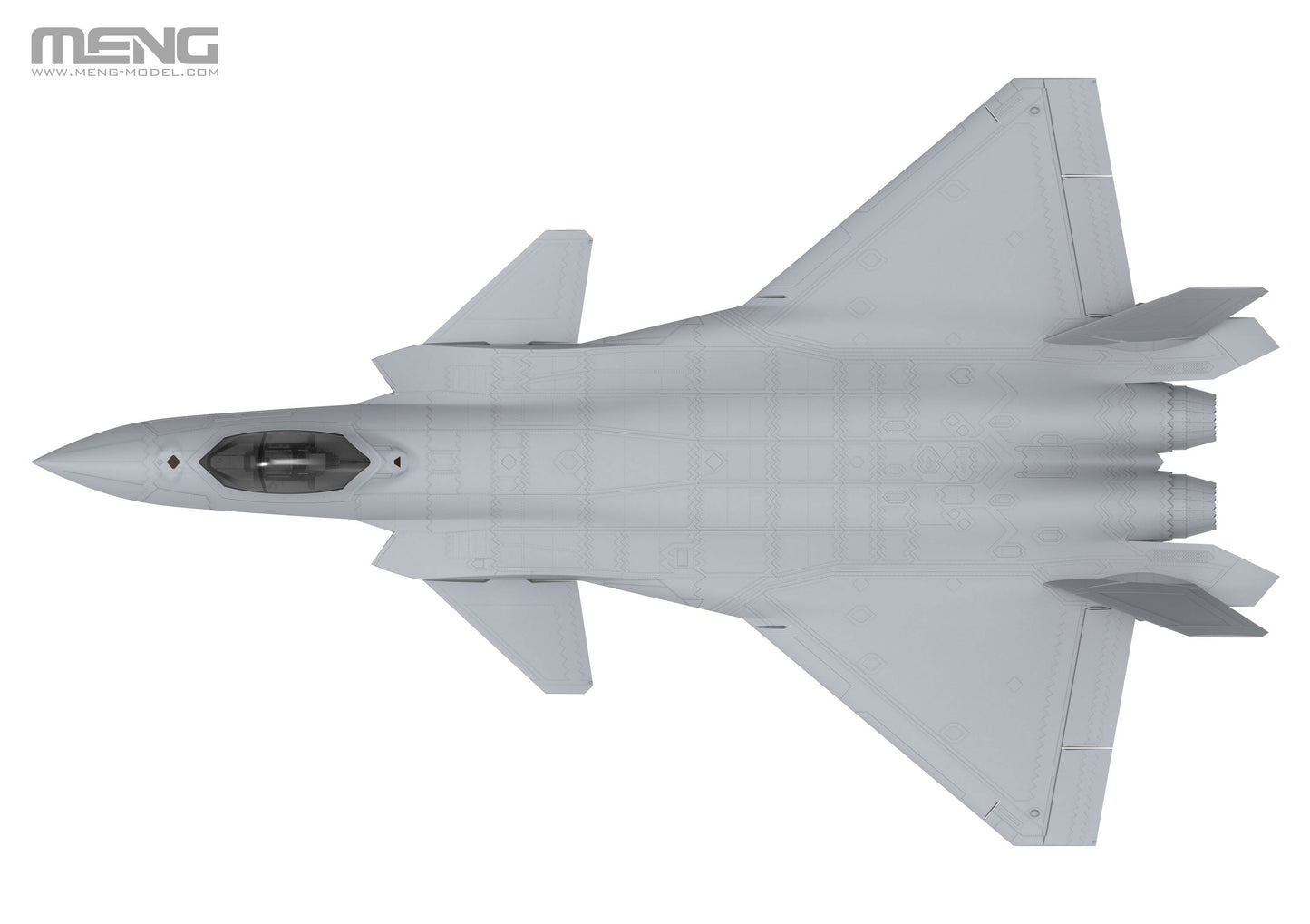 501 - Meng Model - LS-002 - Chengdu J-20 Mighty Dragon - digital model