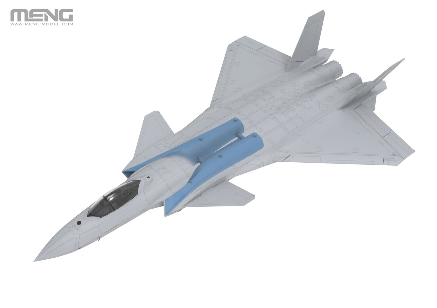 506 - Meng Model - LS-002 - Chengdu J-20 Mighty Dragon - digital model