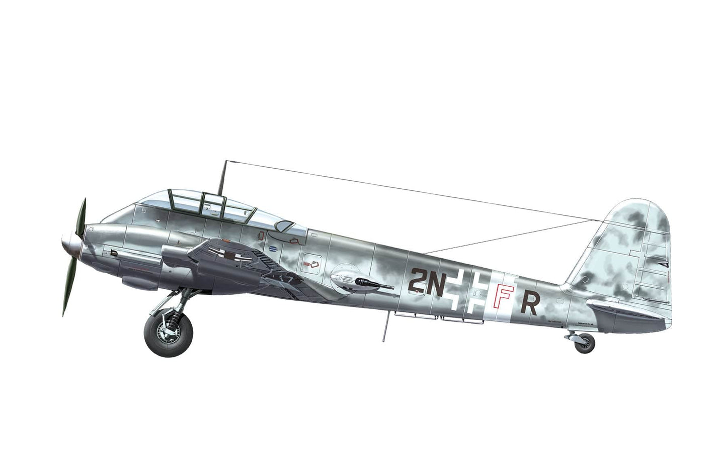 301 - Meng Model - LS-003 - Messerschmitt Me 410 A-1 - paint schemes