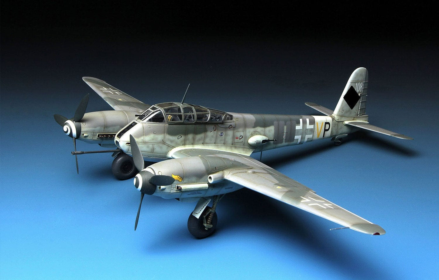 700 - Meng Model - LS-004 - Messerschmitt Me 410 B-2/U2/R4 - painted model