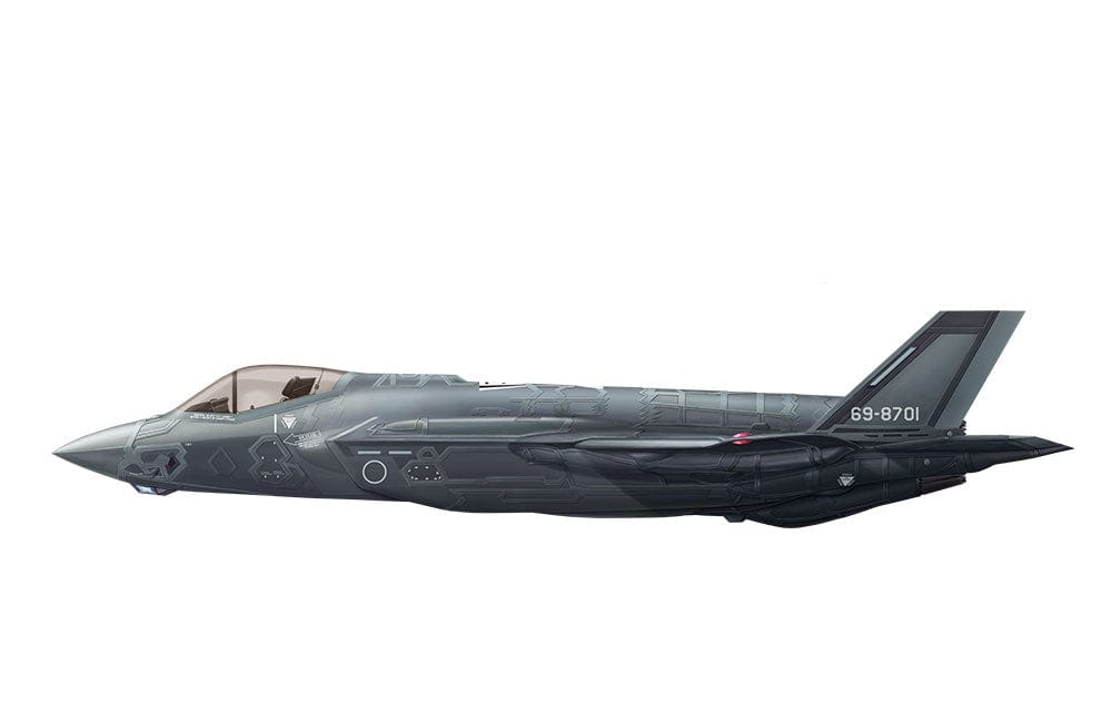 300 - Meng Model - LS-008 - Lockheed Martin F-35A Lightning II - paint schemes