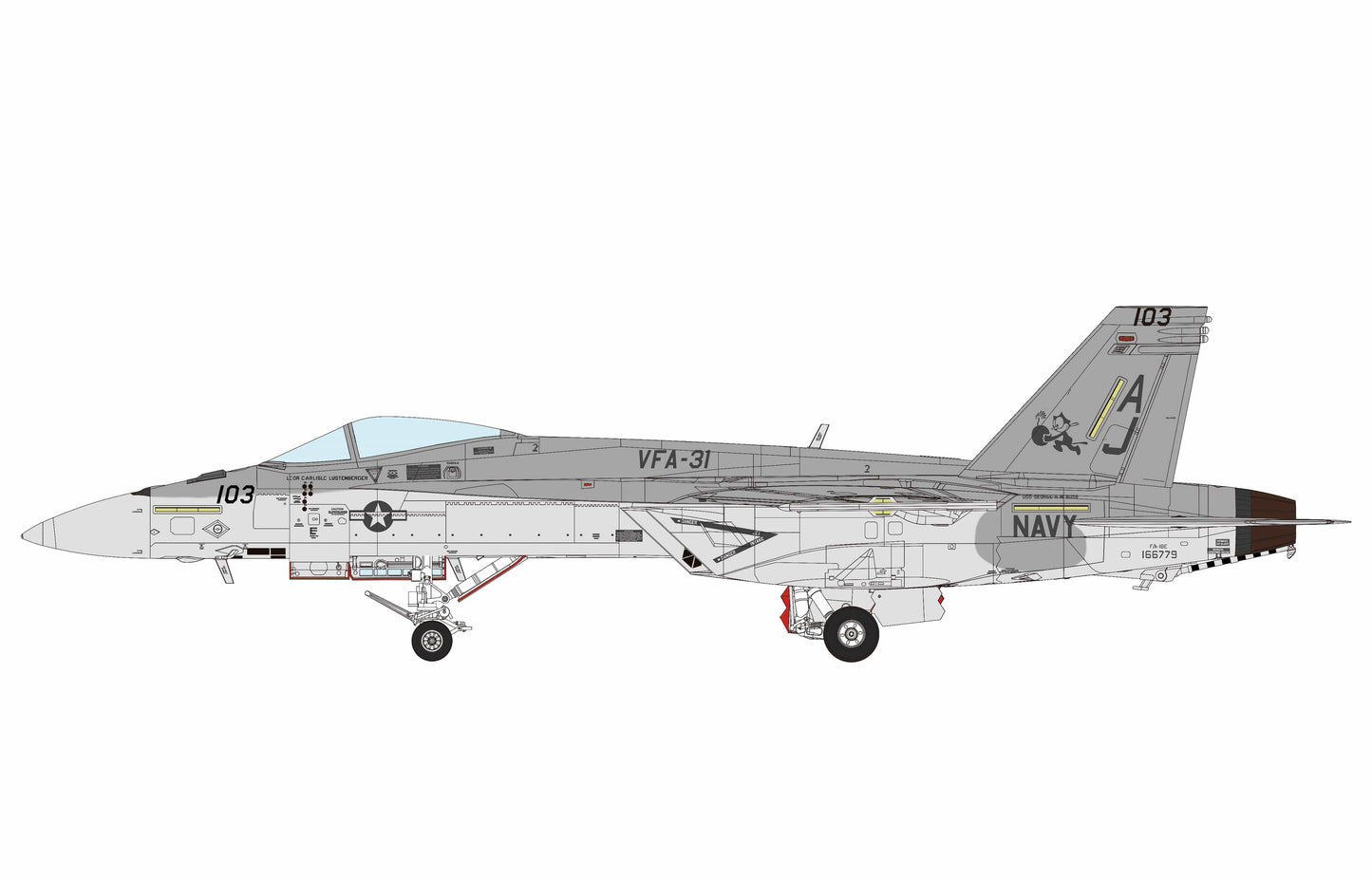 301 - Meng Model - LS-012 - Boeing F/A-18E Super Hornet - paint schemes