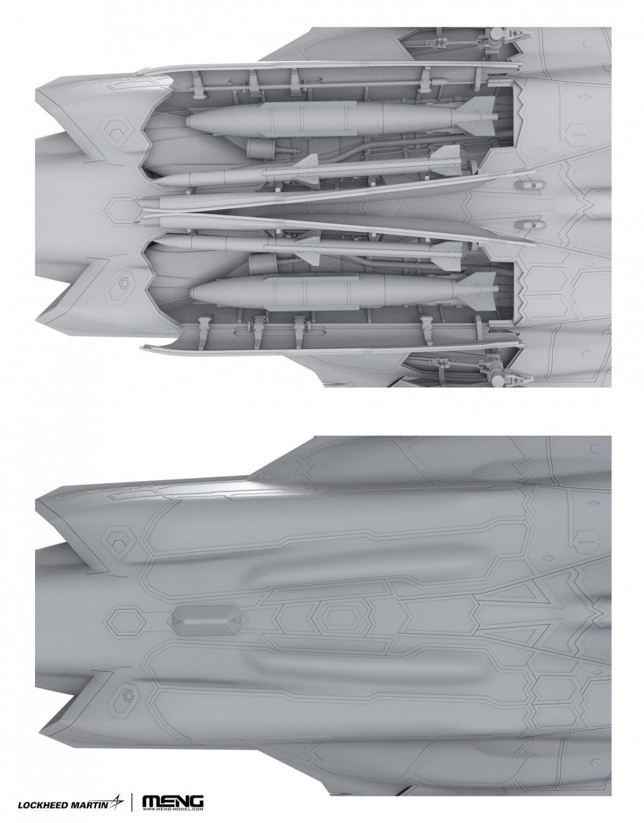 509 - Meng Model - LS-018 - Lockheed Martin F-35l Adir - digital model