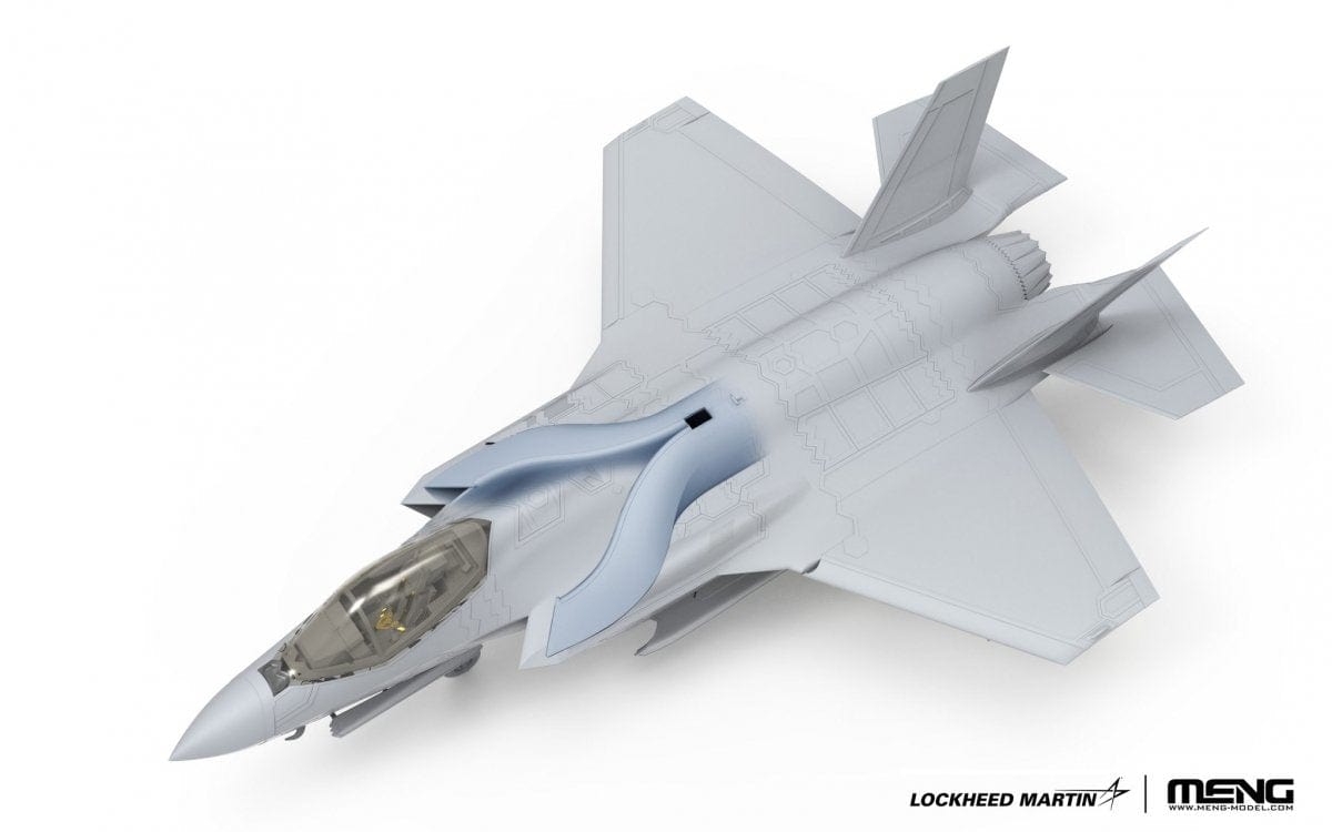 500 - Meng Model - LS-018 - Lockheed Martin F-35l Adir - digital model