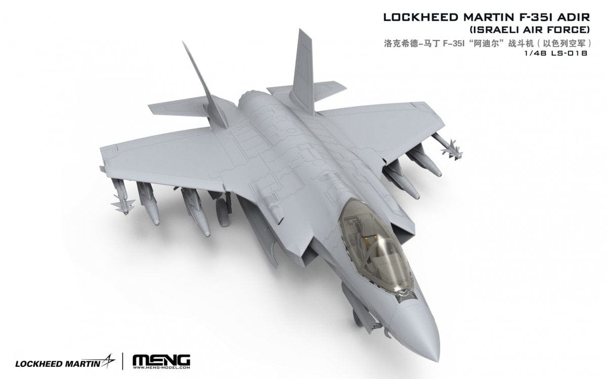 505 - Meng Model - LS-018 - Lockheed Martin F-35l Adir - digital model