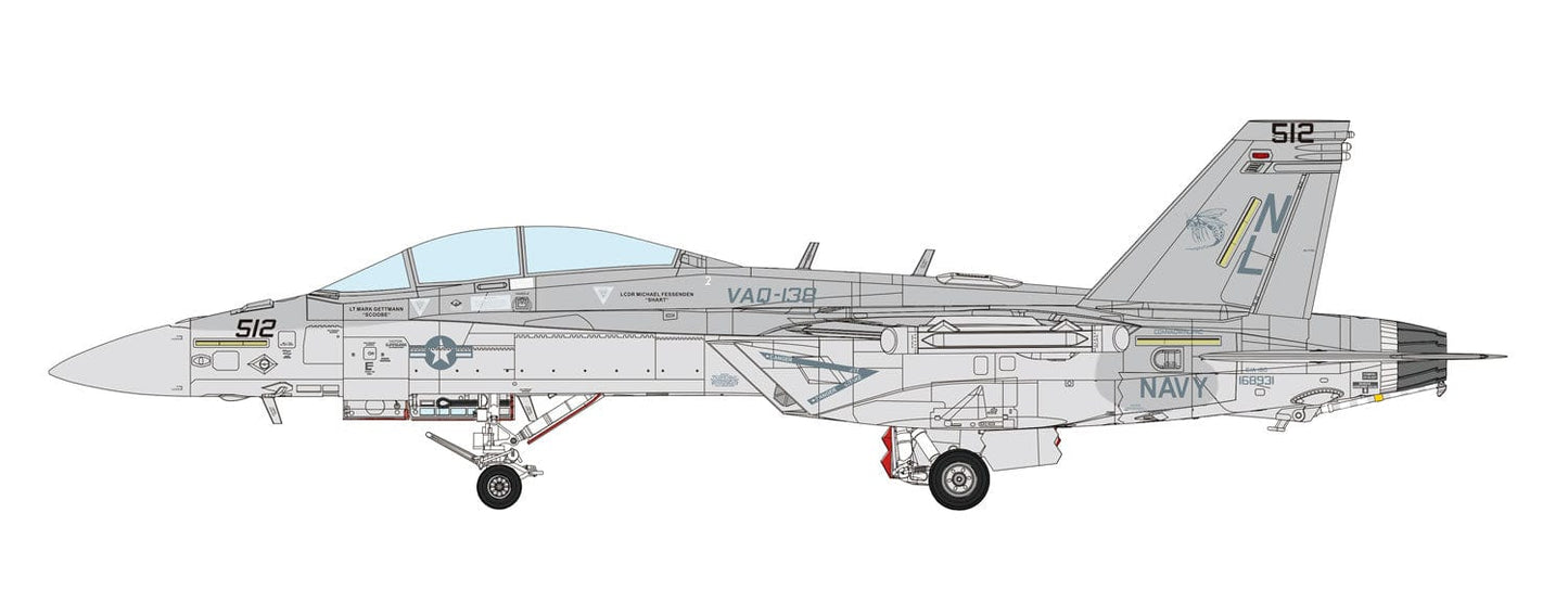 301 - Meng Model - LS-019 - Boeing EA-18G Growler - paint schemes