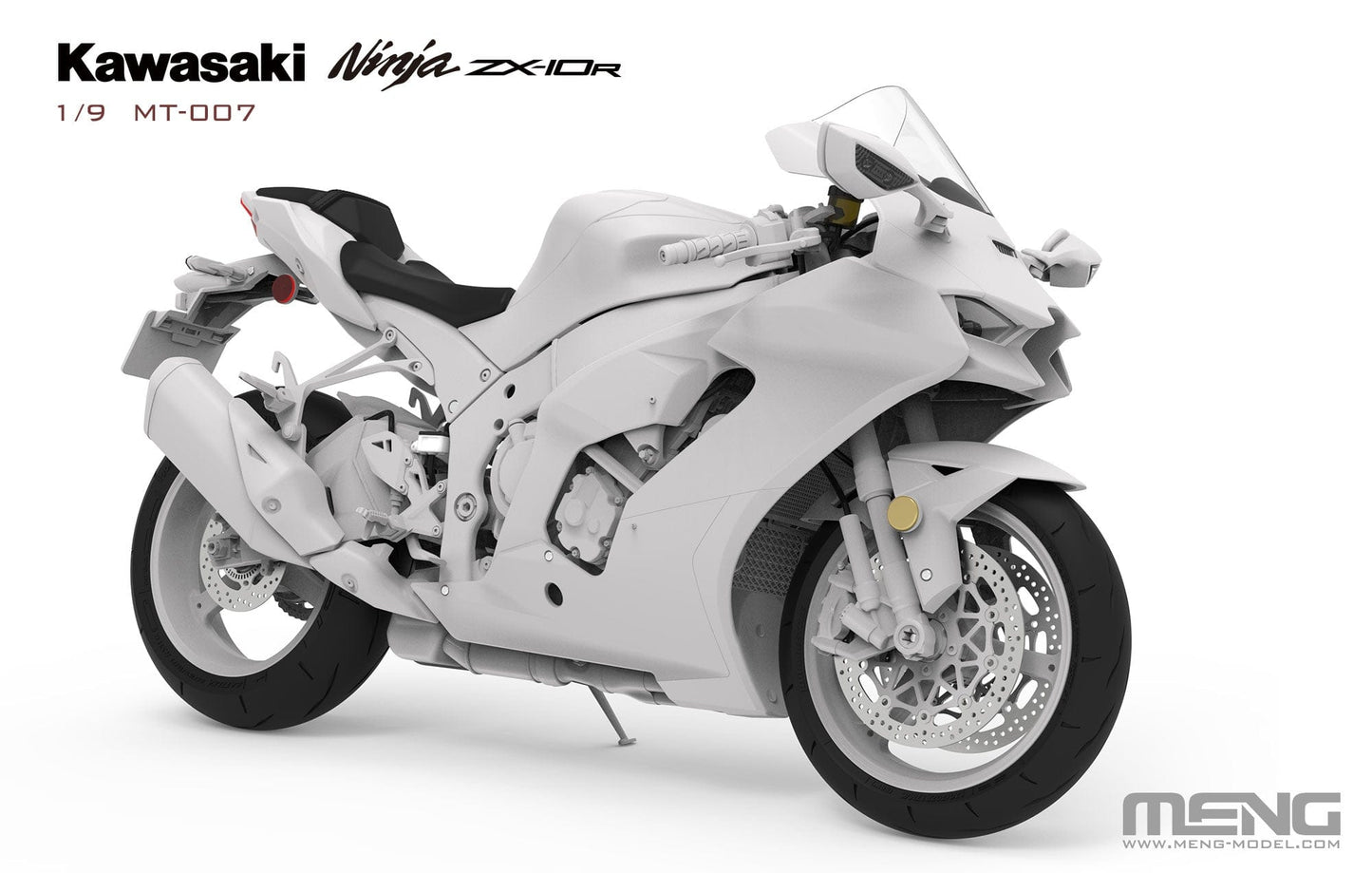 500 - Meng Model - MT-007 - Kawasaki Ninja ZX-10R - digital model