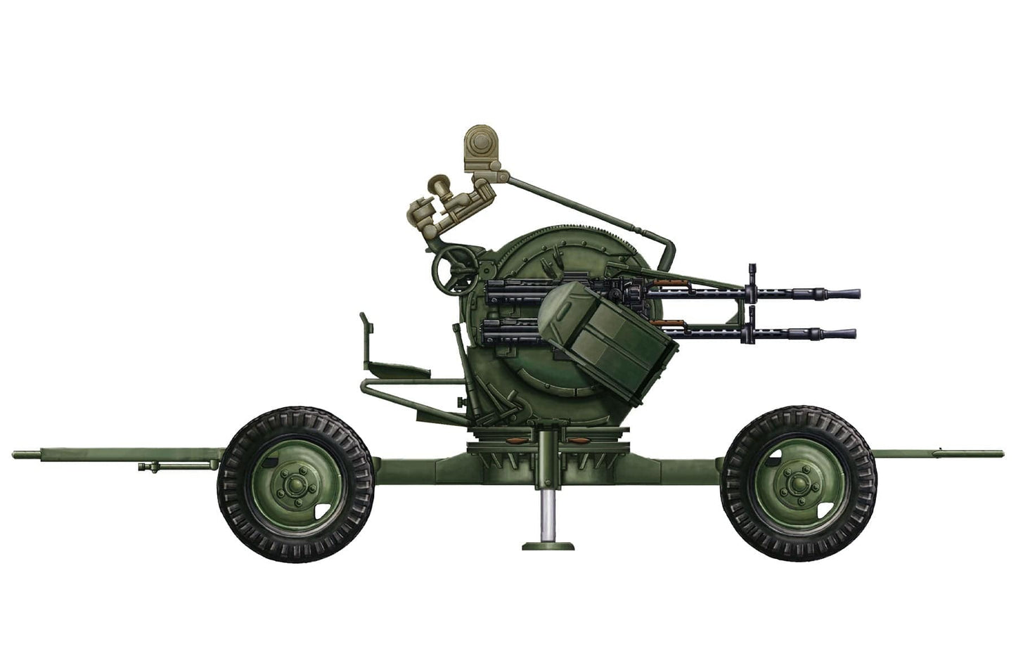 303 - Meng Model - SPS-026 - Soviet Light AA Gun Set - paint schemes