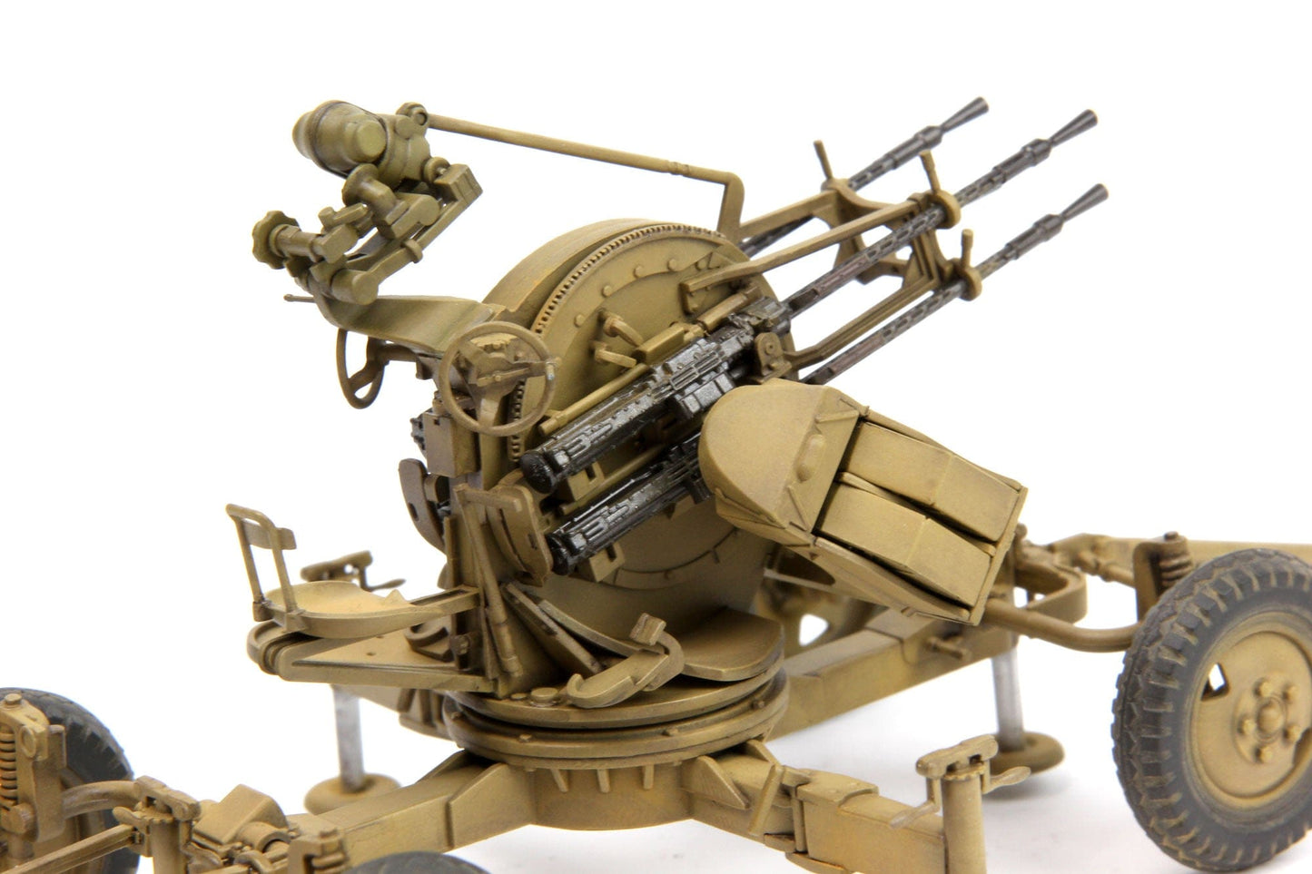 702 - Meng Model - SPS-026 - Soviet Light AA Gun Set - painted model