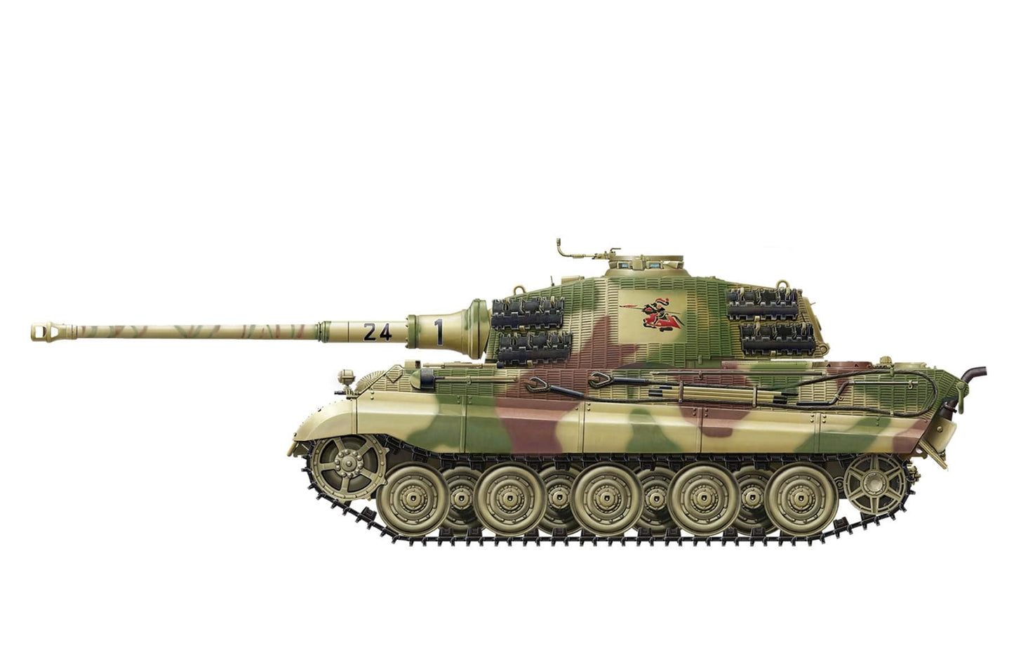 301 - Meng Model - SPS-037 - Pz.Kpfw. VI Tiger II Königstiger Interior Set - paint schemes