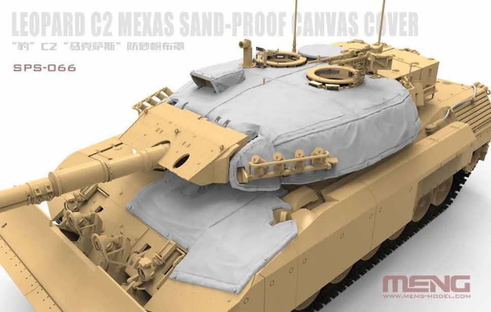 010 - Meng Model - SPS-066 - Leopard C2 MEXAS Sand-Proof Canvas Cover - primary image