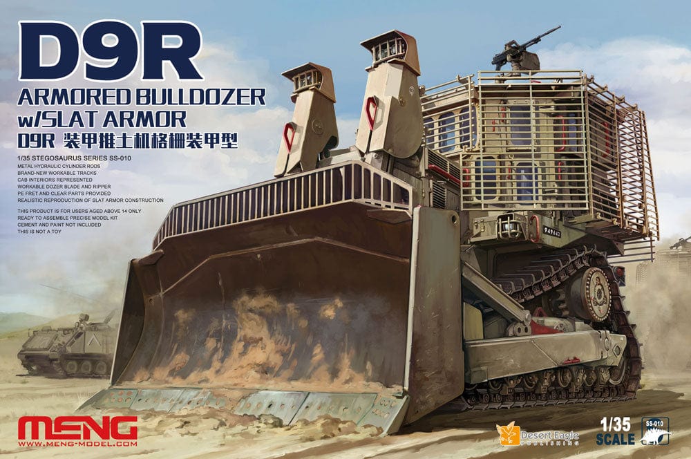 010 - Meng Model - SS-010 - Caterpillar D9R (Slat Armour) - primary image