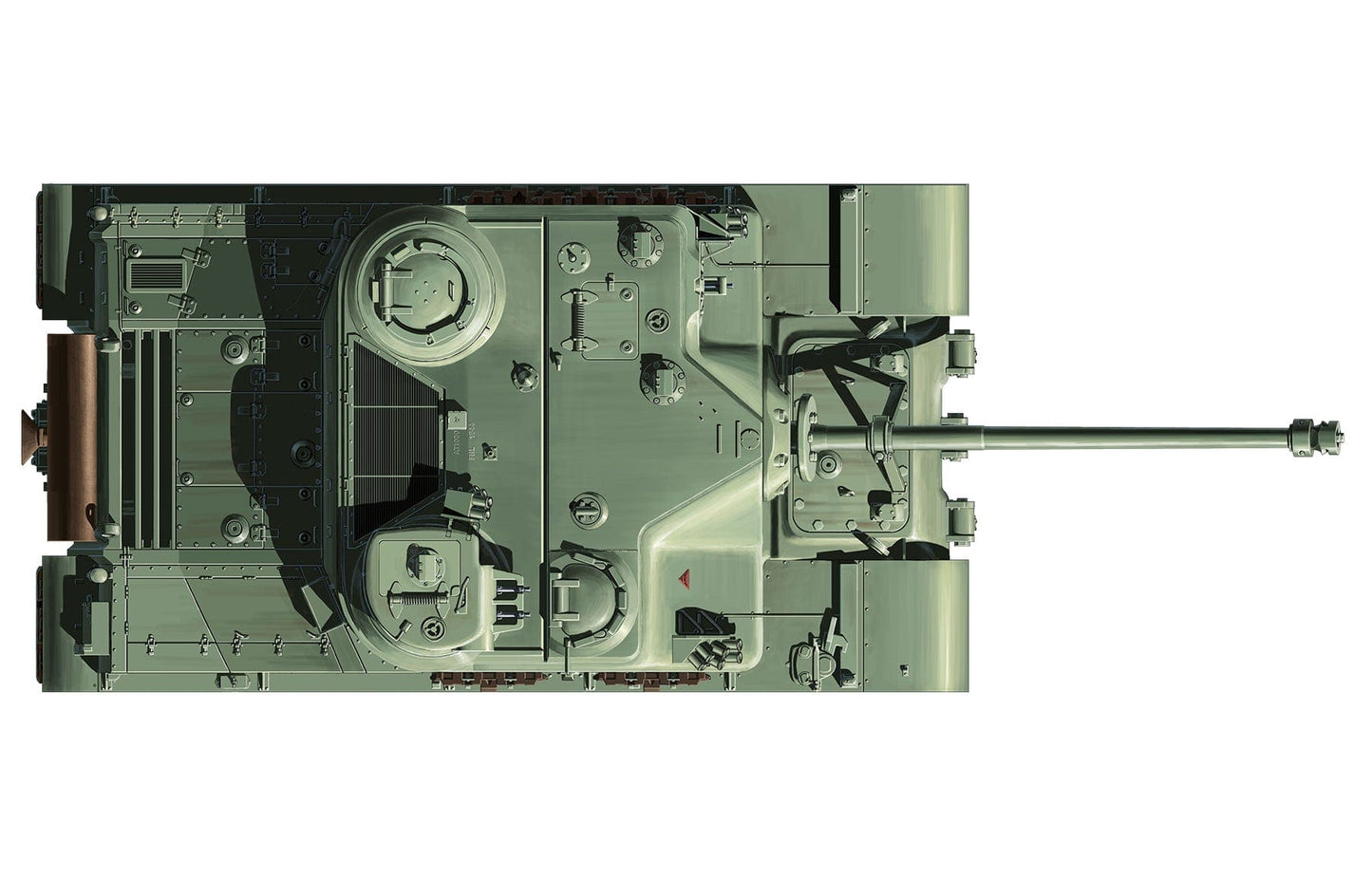 400 - Meng Model - TS-002 - A39 Tortoise - decals