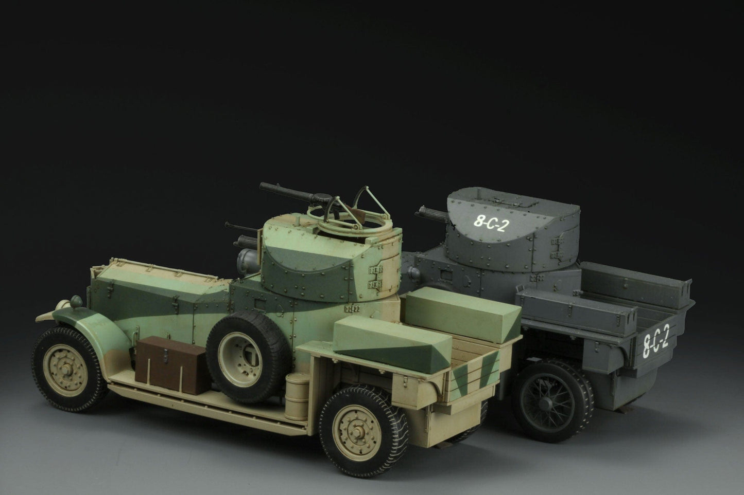 702 - Meng Model - VS-010 - Rolls Royce Armoured Car Pattern 1914/1920 - painted model
