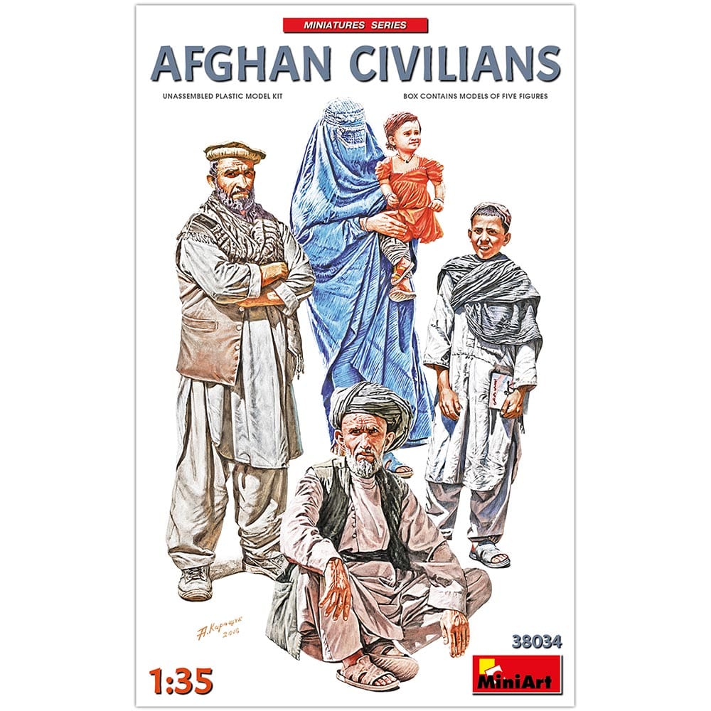 010 - Miniart - 38034 - Afghan Civilians - primary image