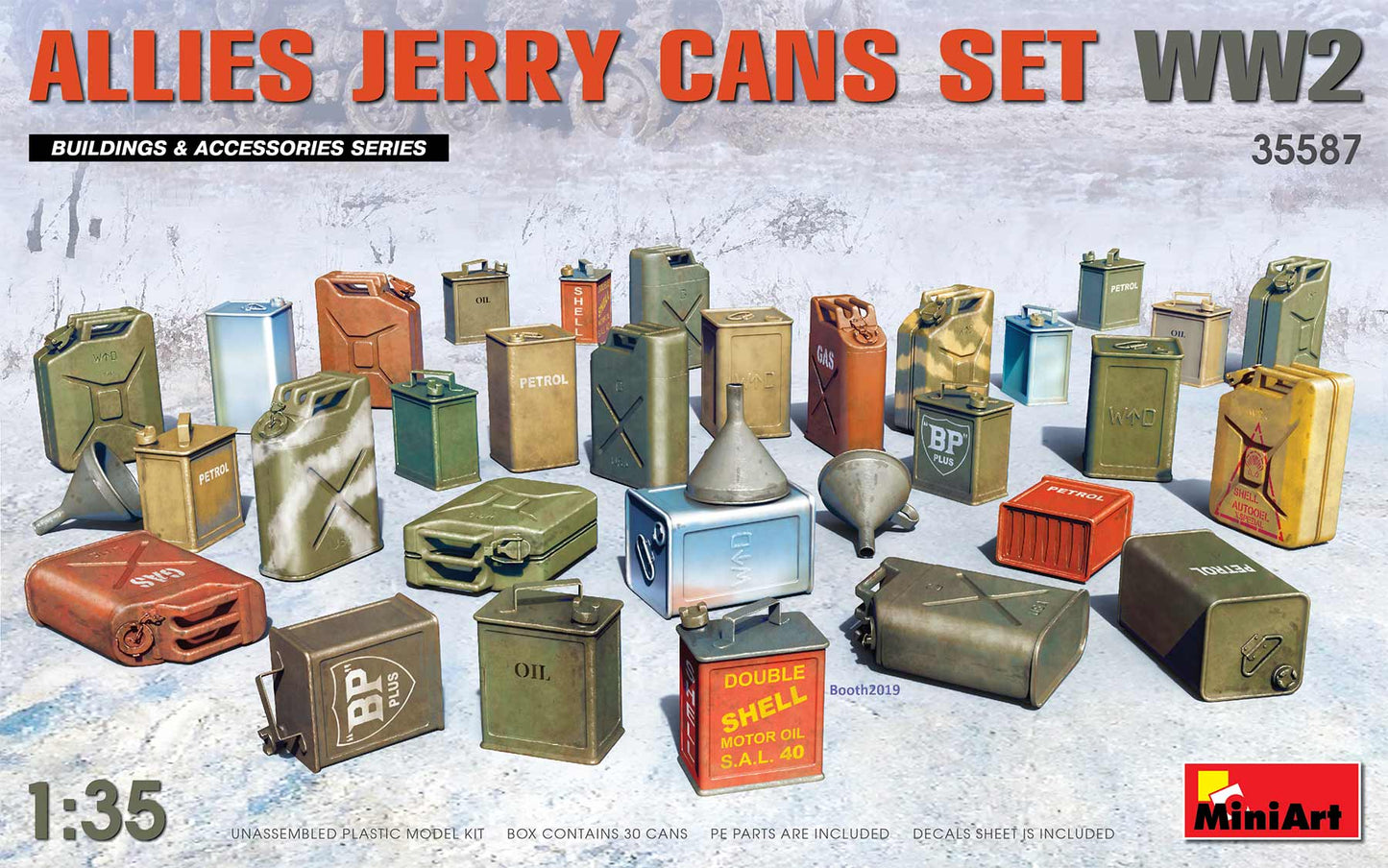 010 - Miniart - 35587 - Allied Jerry Cans - primary image