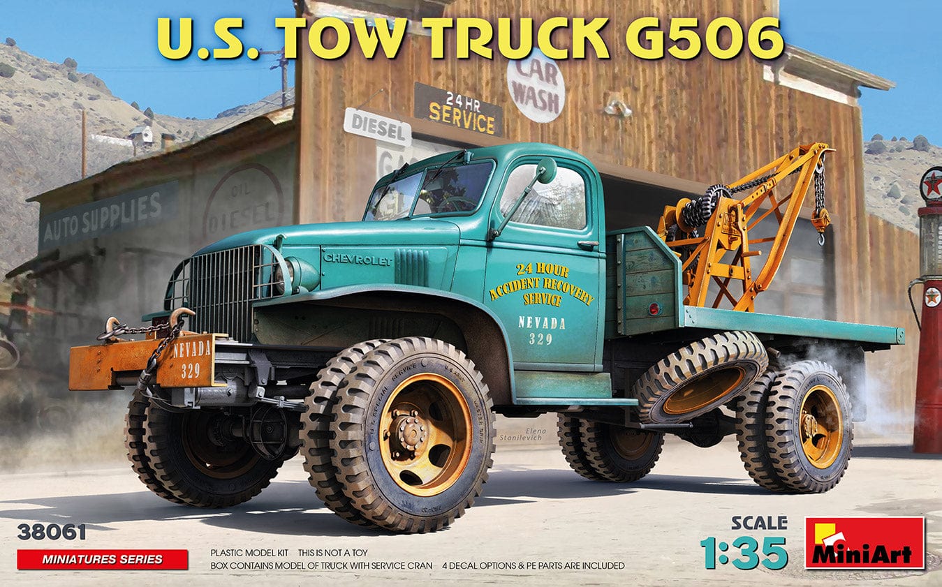 010 - Miniart - 38061 - Chevrolet G506 Tow Truck - primary image