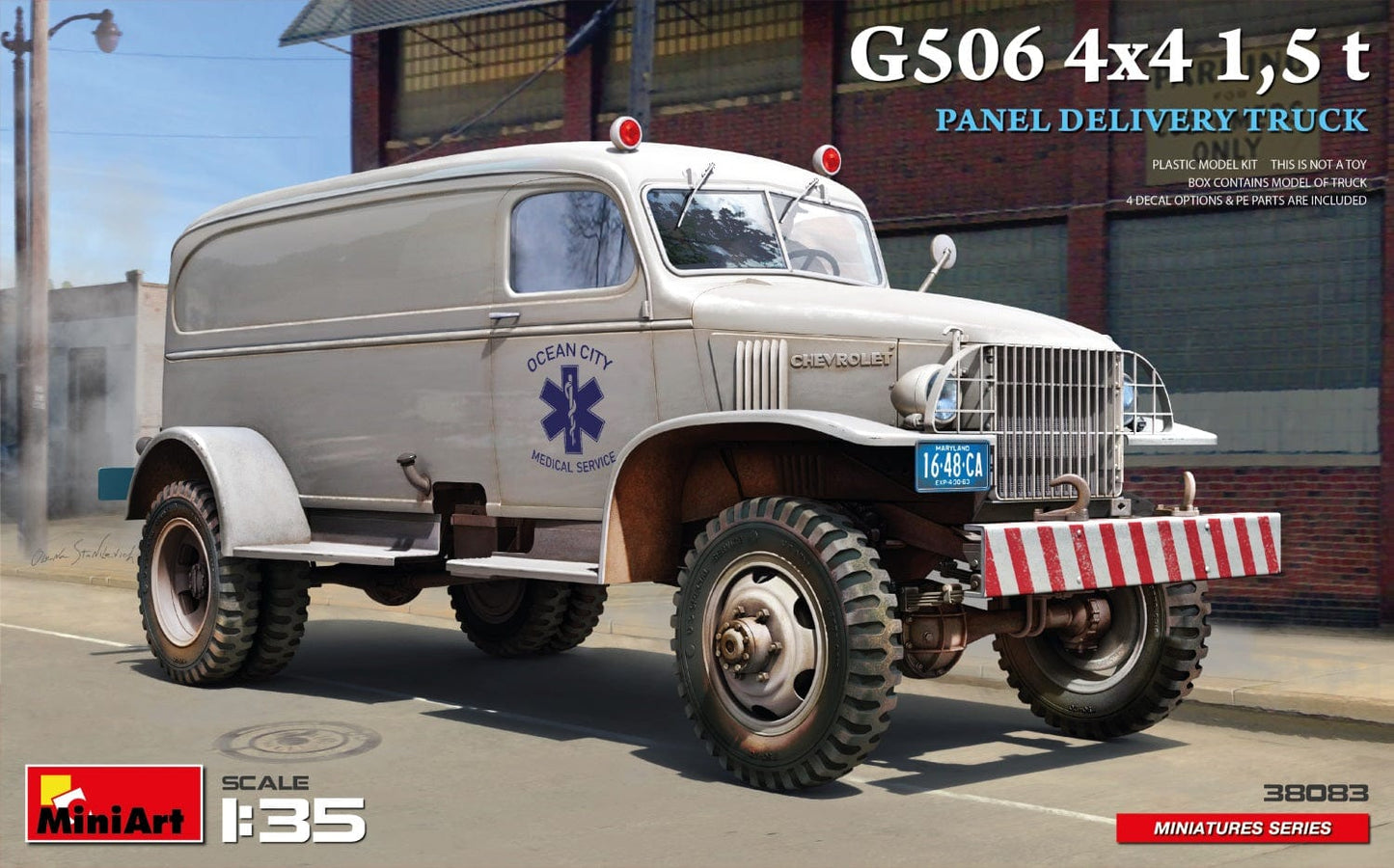 010 - Miniart - 38083 - Chevrolet G506 Van - primary image