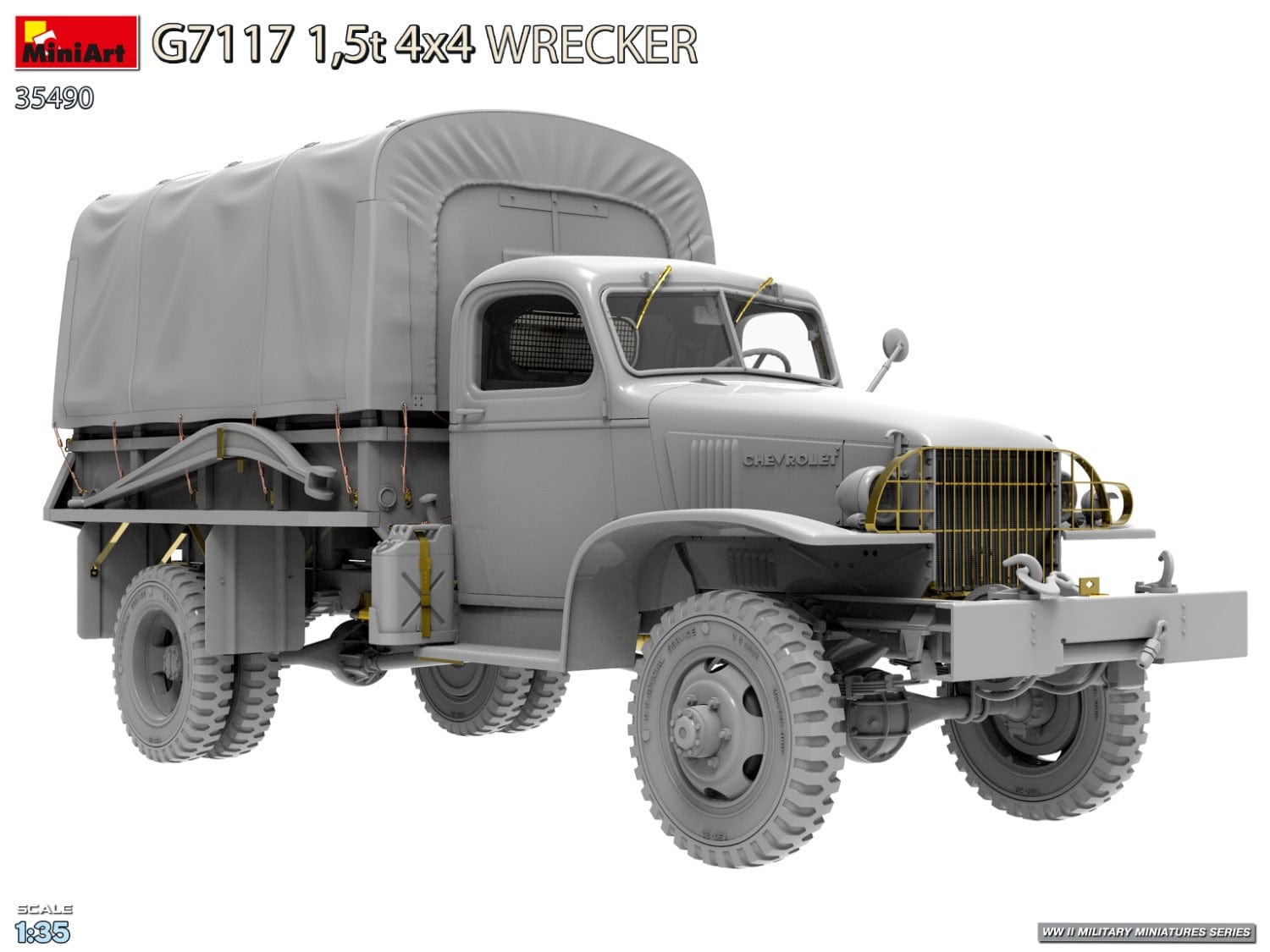 Miniart - 35490 - Chevrolet G7117 1½-ton 4x4 Wrecker - digital model