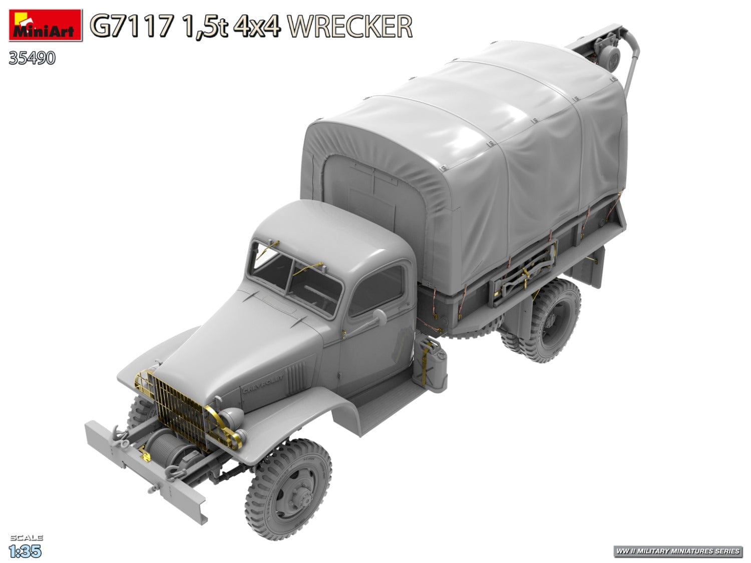 Miniart - 35490 - Chevrolet G7117 1½-ton 4x4 Wrecker - digital model