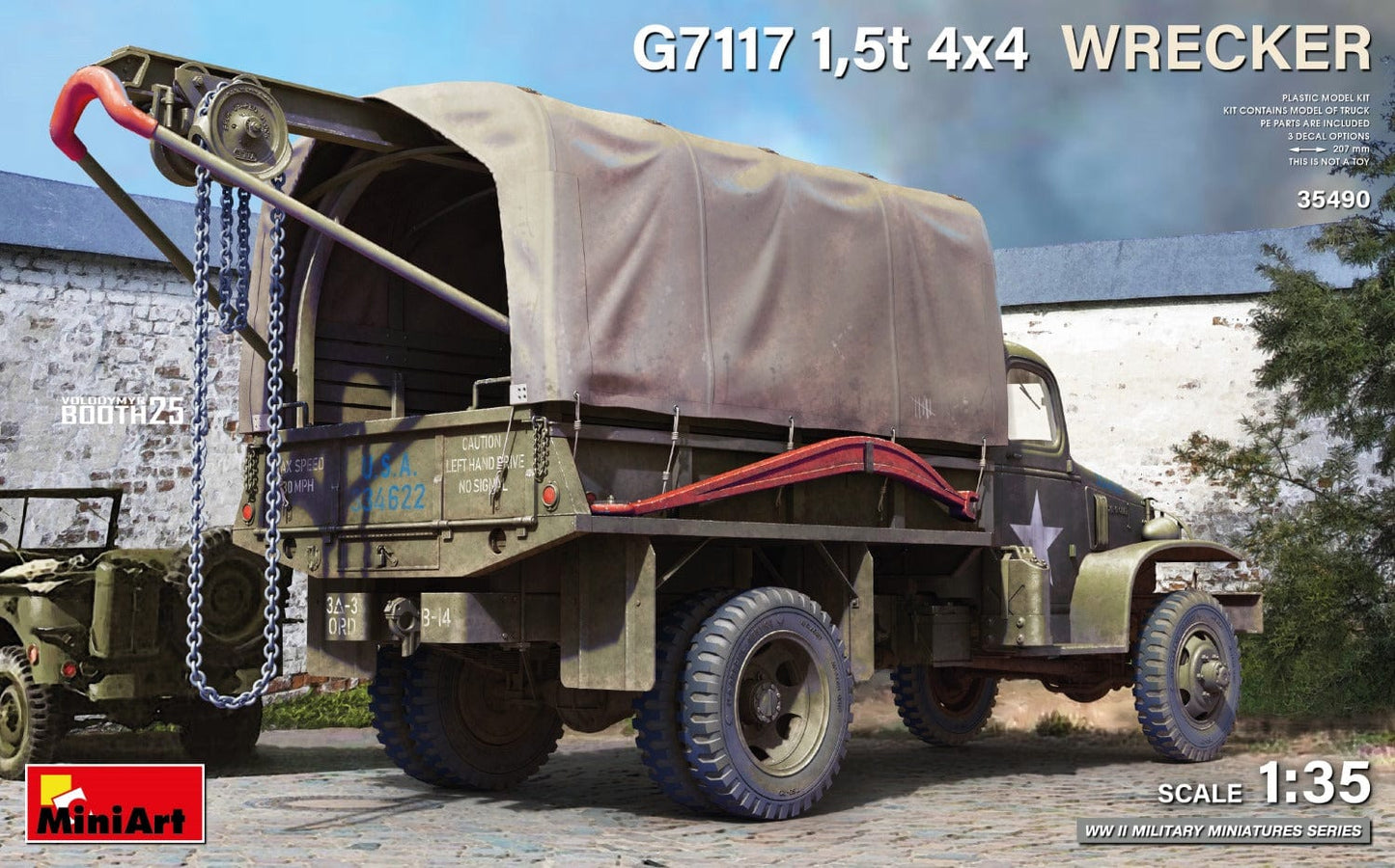 010 - Miniart - 35490 - Chevrolet G7117 1½-ton 4x4 Wrecker - primary image