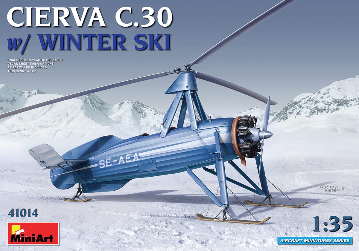 010 - Miniart - 41014 - Cierva C.30 with Skis - primary image