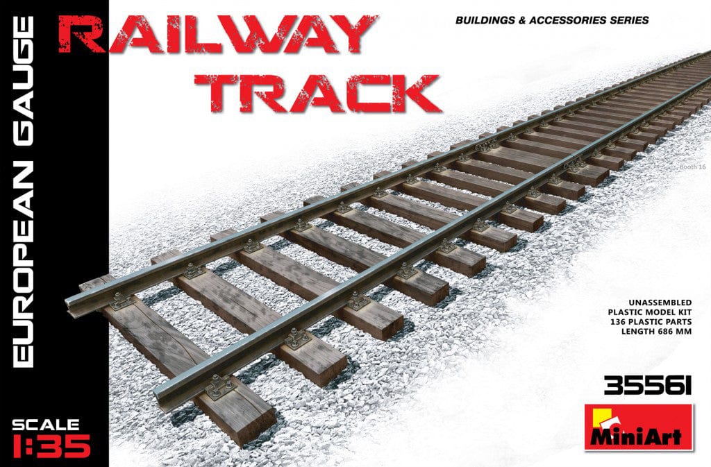 010 - Miniart - 35561 - European Gauge Railway Track - primary image