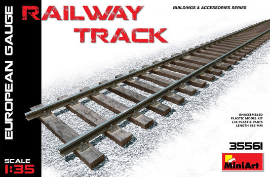 010 - Miniart - 35561 - European Gauge Railway Track - primary image