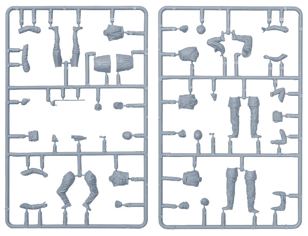 200 - Miniart - 35105 - French Tank Crew - sprue