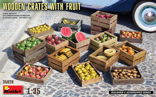 010 - Miniart - 35628 - Fruit and Wooden Crates - primary image
