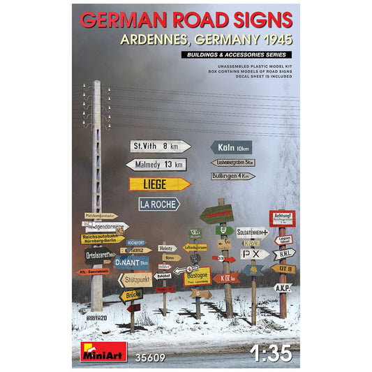 010 - Miniart - 35609 - German Road Signs (Ardennes 1945) - primary image