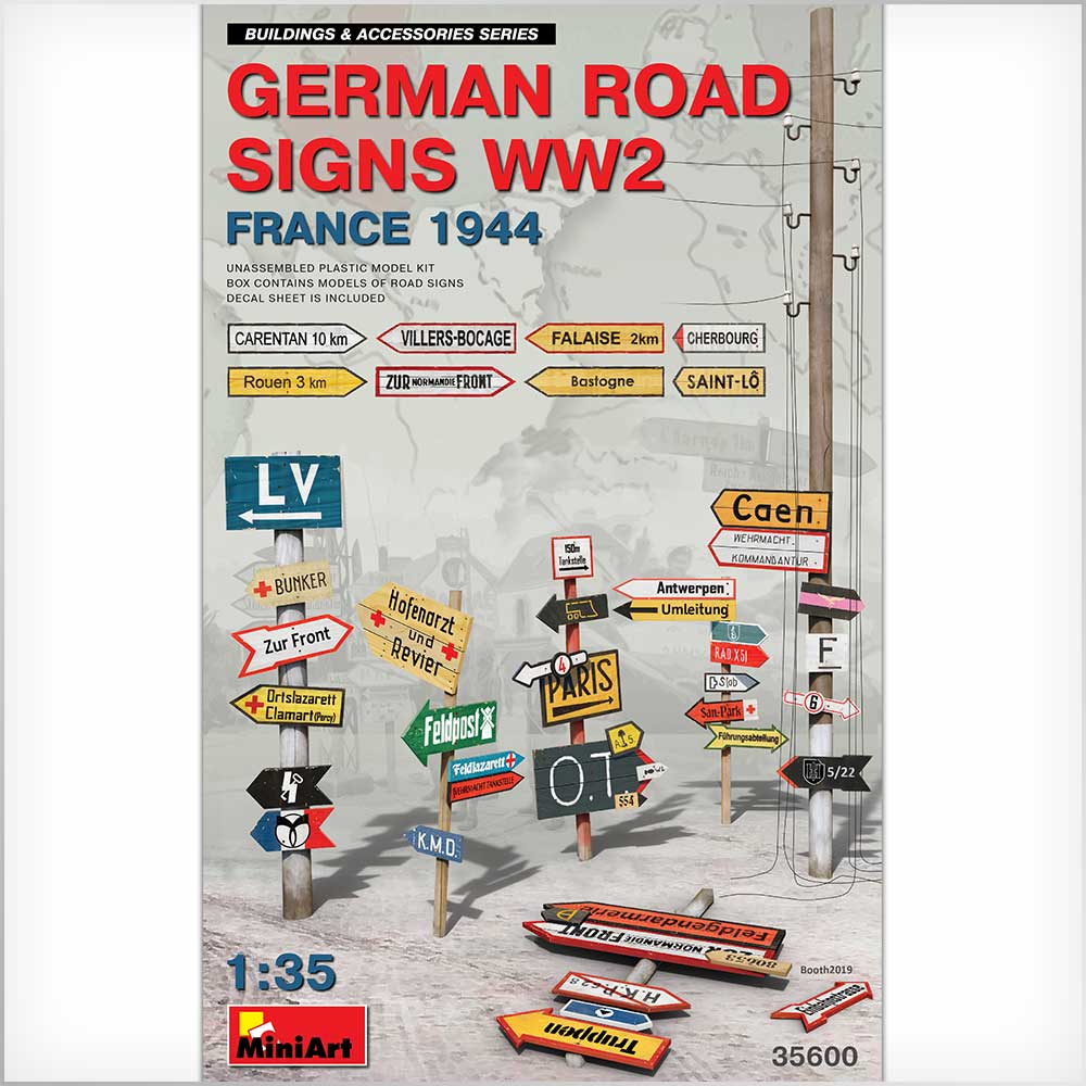 010 - Miniart - 35600 - German Road Signs (France 1944) - primary image