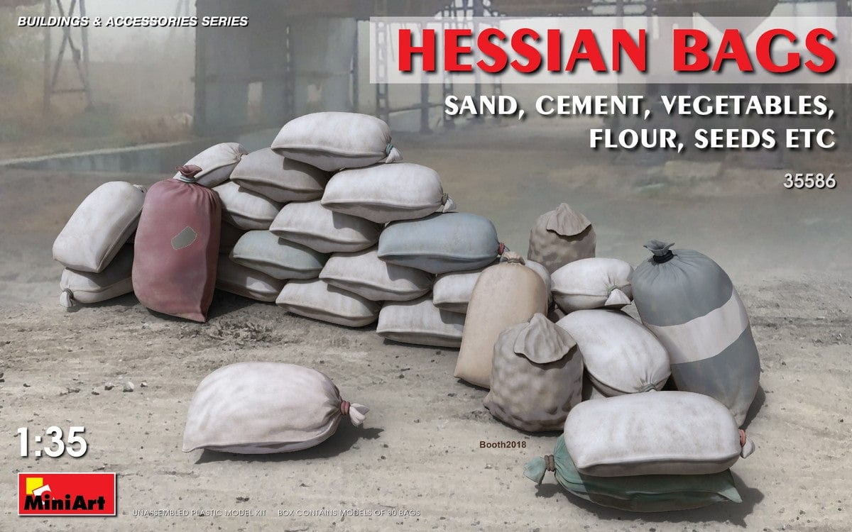 010 - Miniart - 35586 - Hessian Bags - primary image