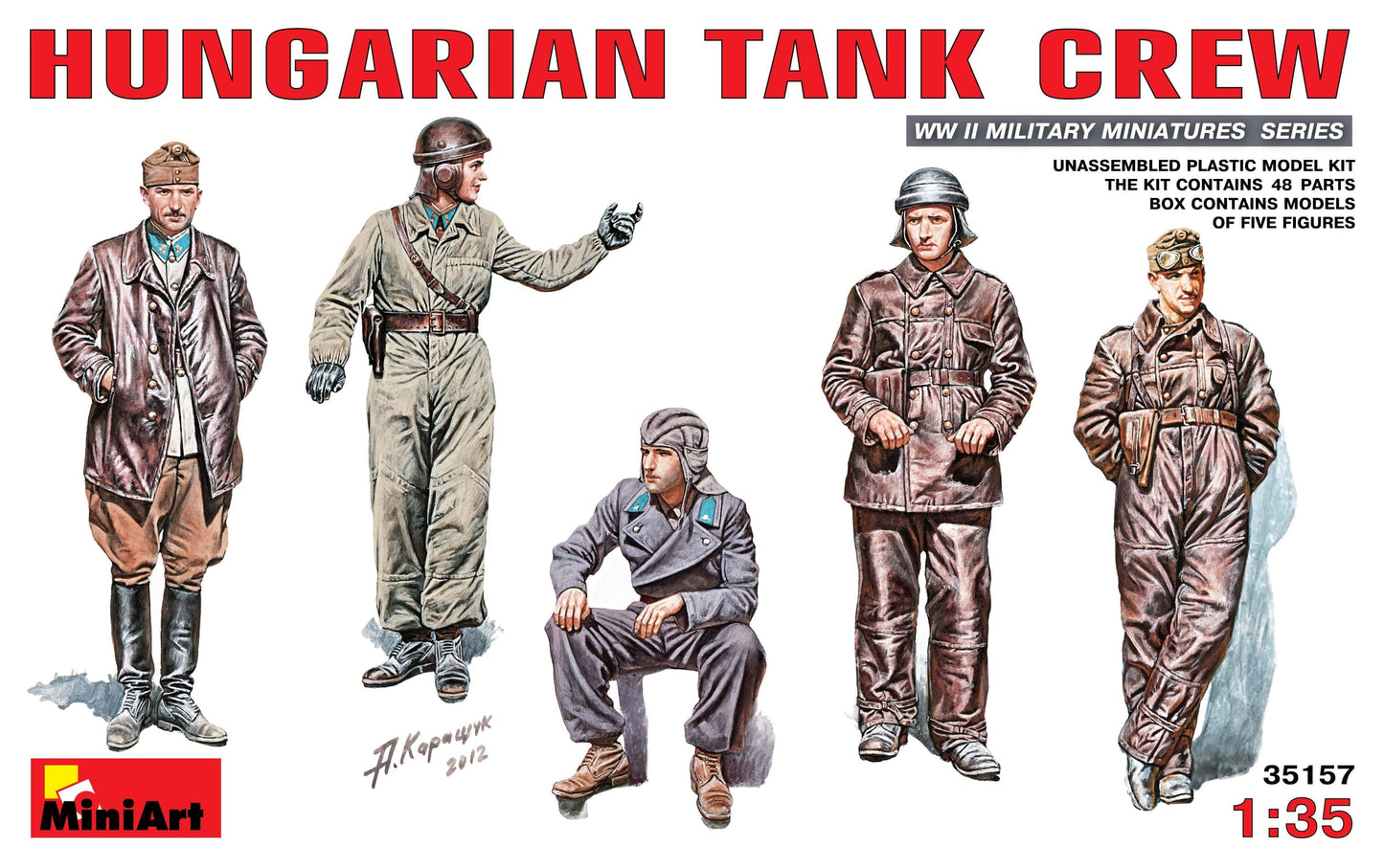 010 - Miniart - 35157 - Hungarian Tank Crew - primary image