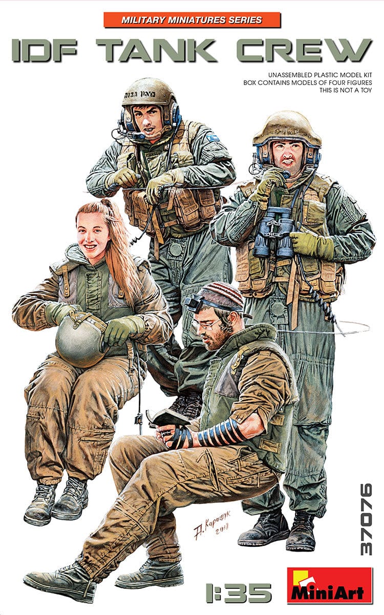 010 - Miniart - 37076 - Israeli Tank Crew - primary image