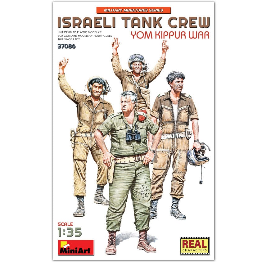 010 - Miniart - 37086 - Israeli Tank Crew, Yom Kippur War - primary image