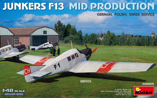 010 - Miniart - 48005 - Junkers F13 (mid) - primary image